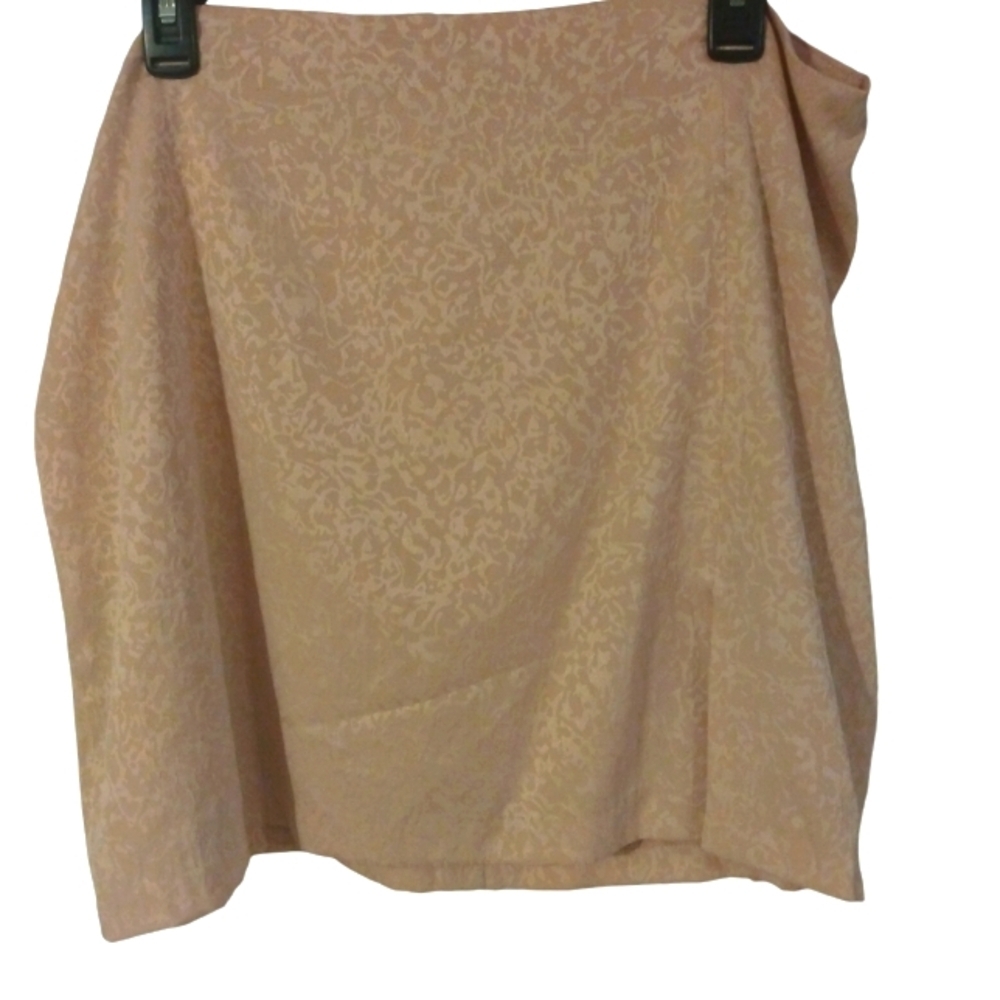 House of Harlow 1960 Mini Skirt Blush Pink Zip Closure Feminine Sexy Casual XL